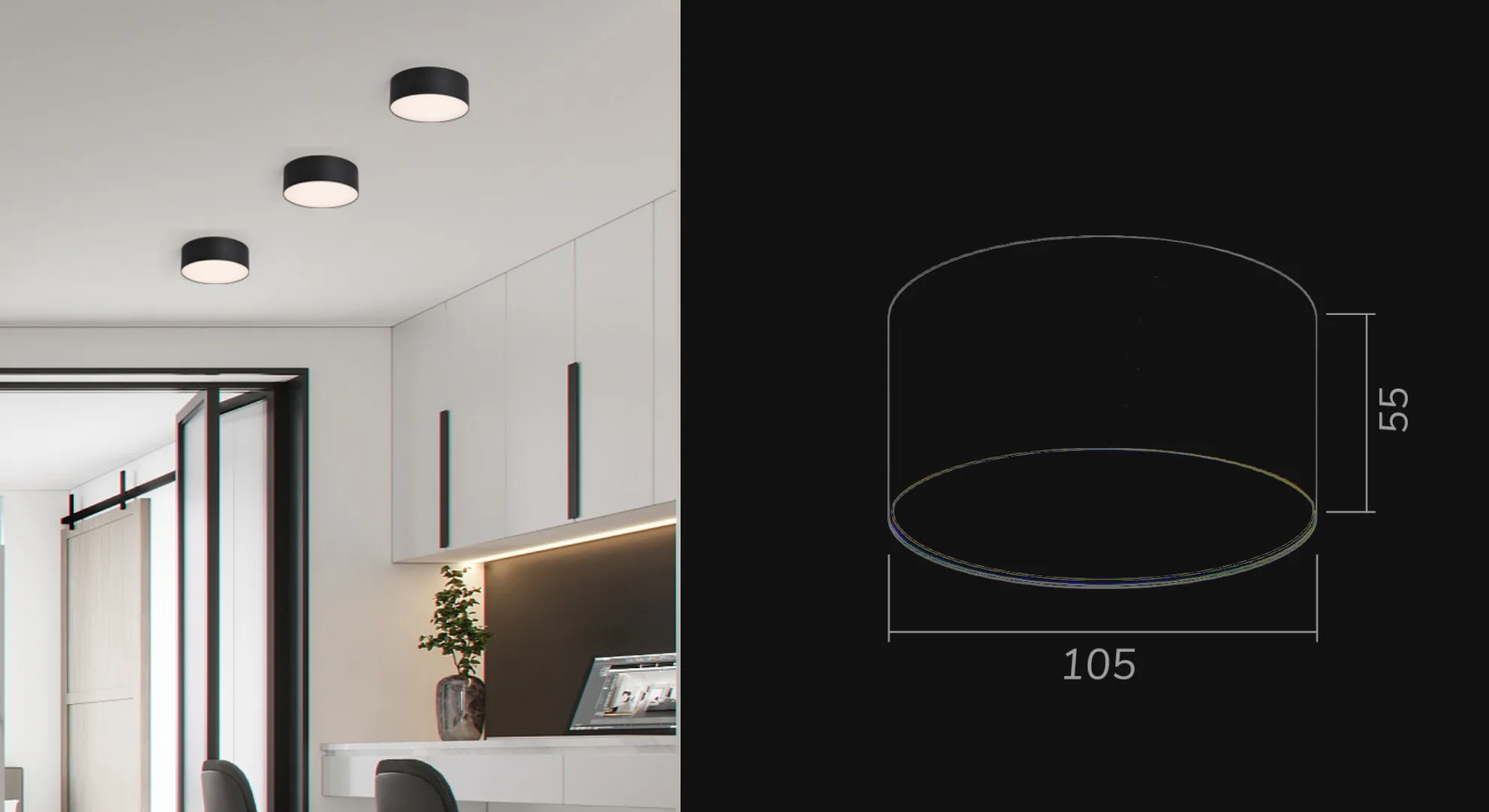 Spot de Aplicar difuso Chase Dowa Calido 3000k