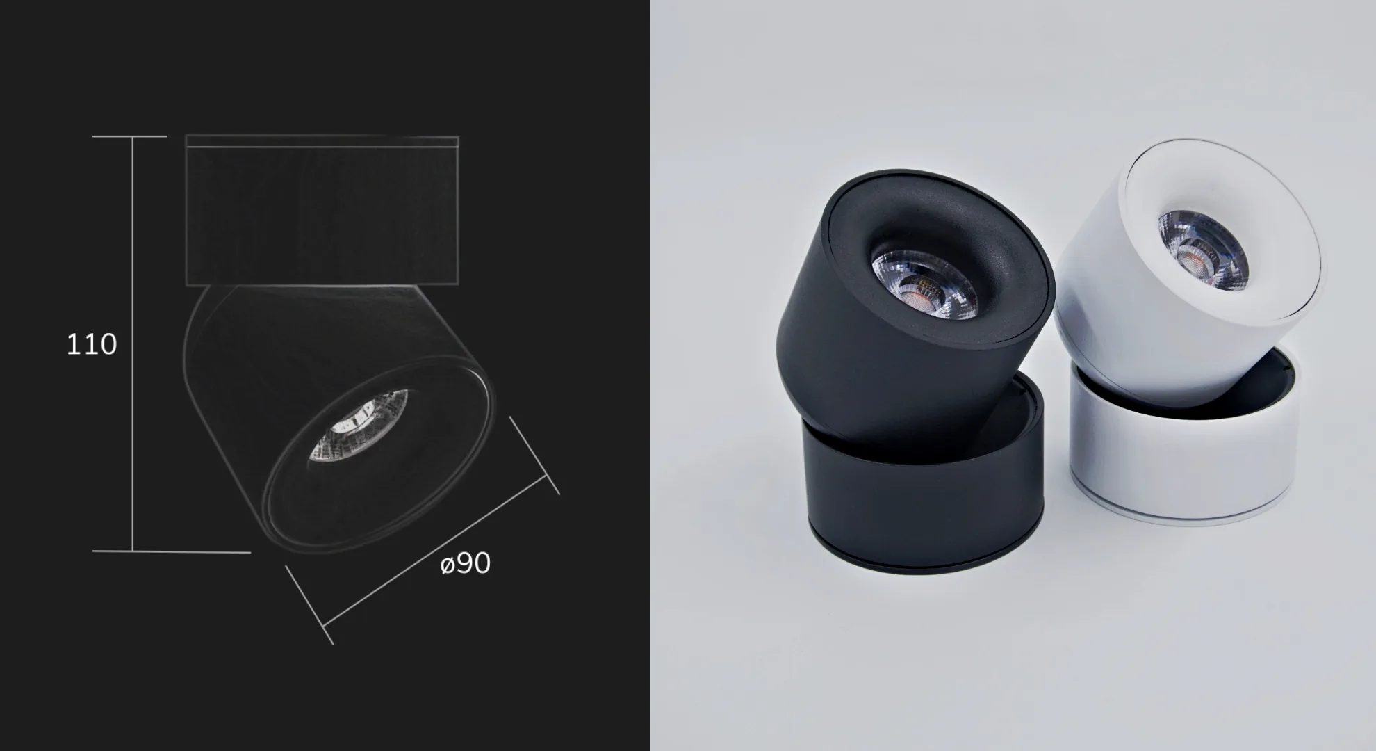 Spot de aplicar Chase Cilya 3000k