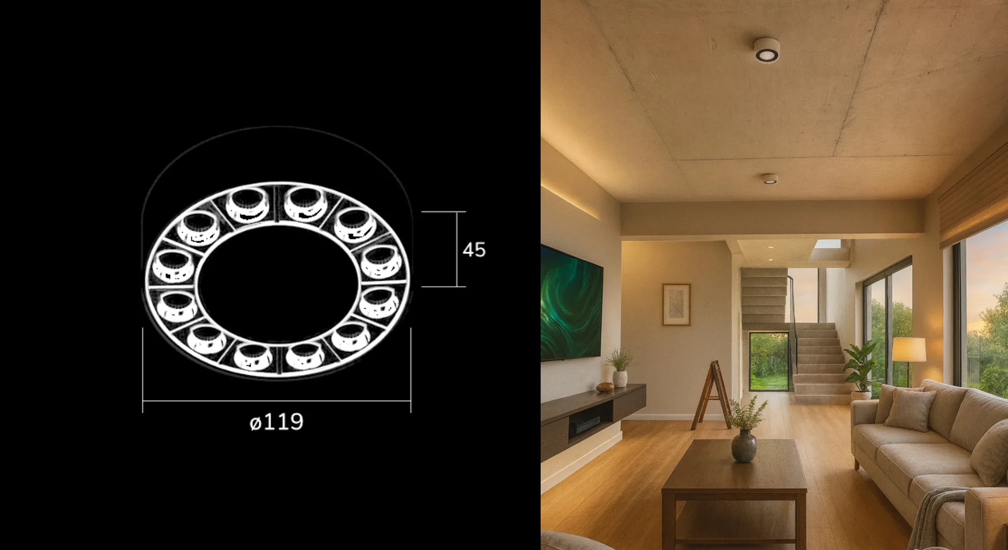 Spot de aplicar Chase Zamo calido 3000k