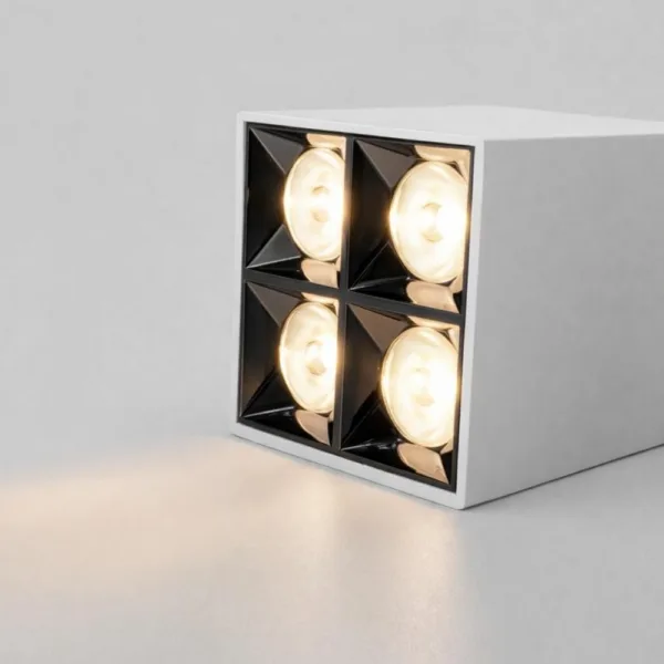 Spot LED de aplicar cuadrado Quadra 3000K