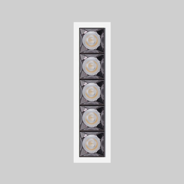 Spot de Embutir Chase Quadra Five 20w 4000k Luz Neutra