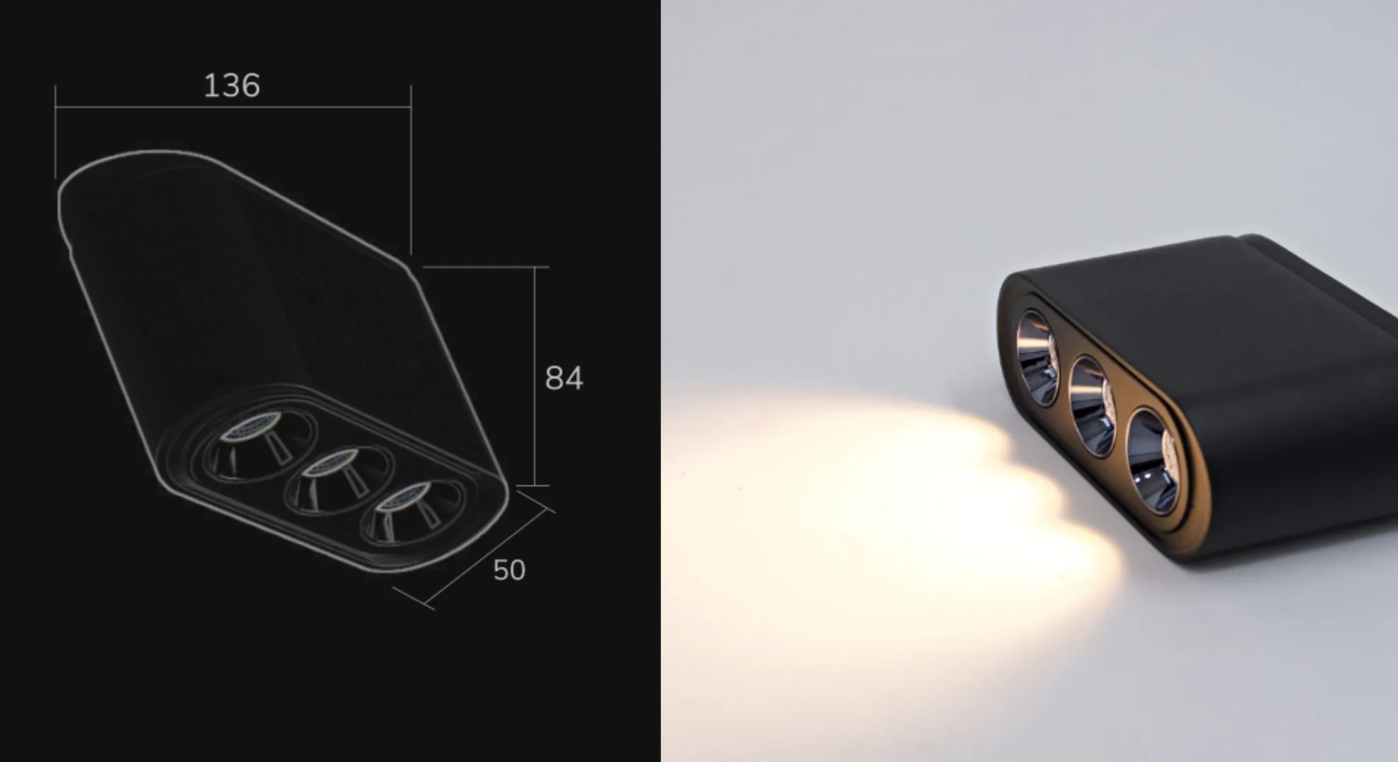 Spot de Aplicar Chase Tilt Calido 12w 3000k