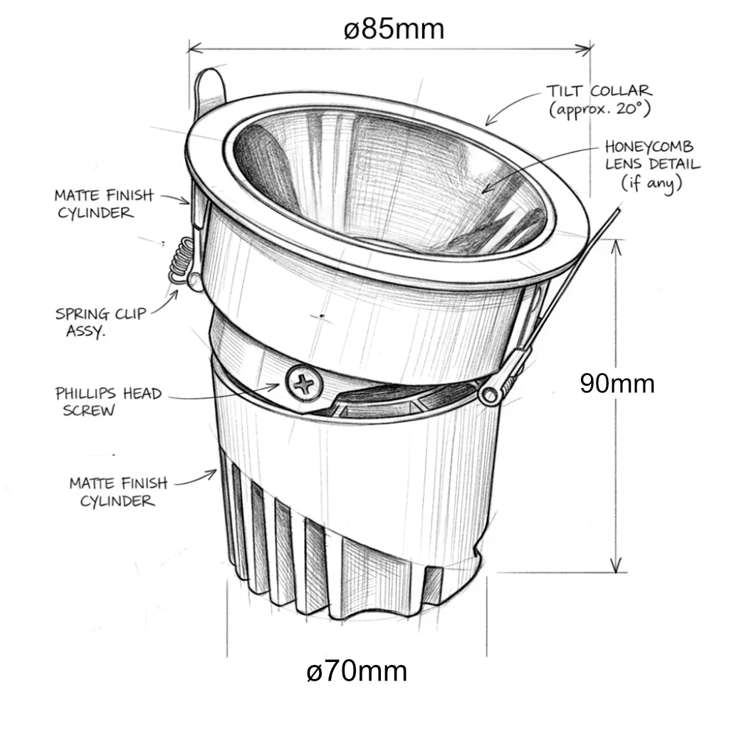 Spot Led de Embutir Smart 3000k Dimerizable WiFi Antix12