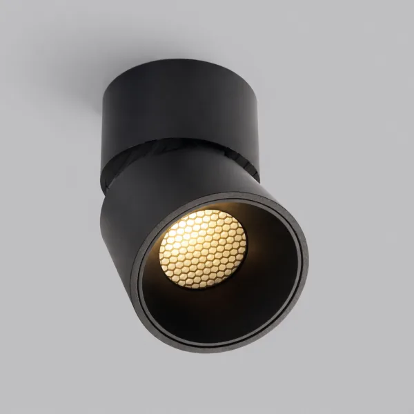 Spot LED de aplicar orientable Cilya12 3000K negro