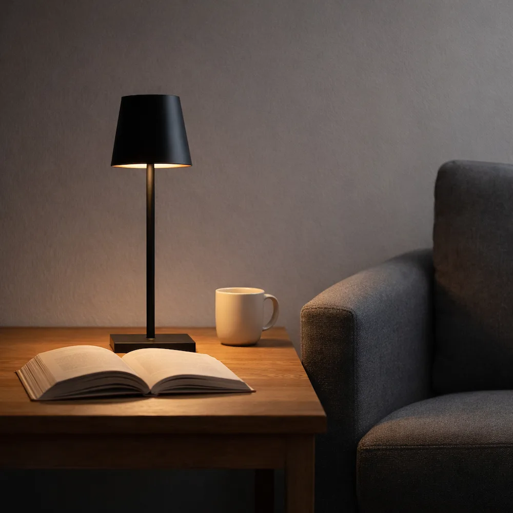 Luminaria LED Recargable de Mesa Solares - Chase LightingLámpara LED de Mesa portátil Bett recargable 3000K