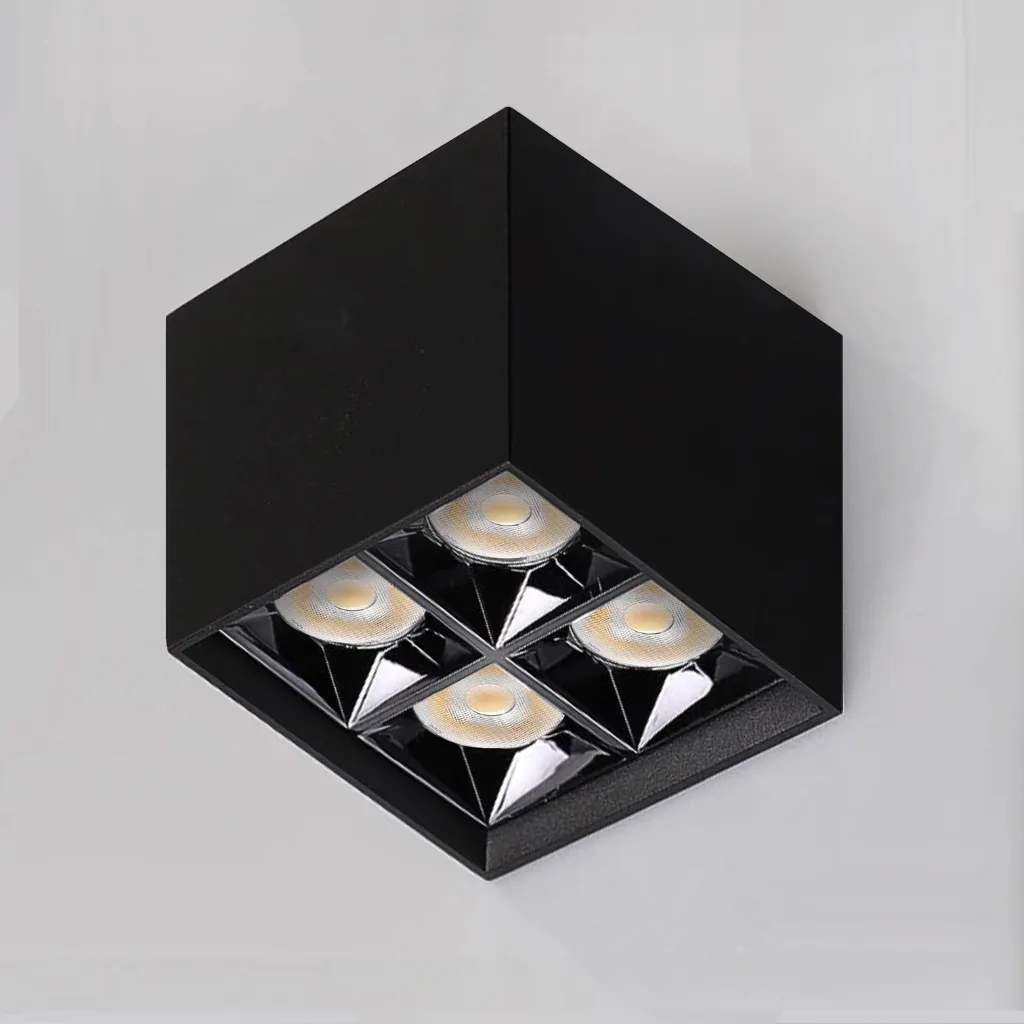 Spot LED de aplicar cuadrado Quadra 3000K